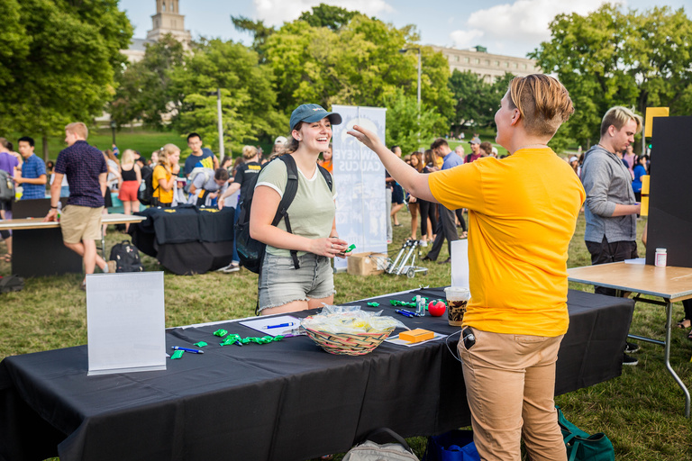 outdoor fair for student organizations