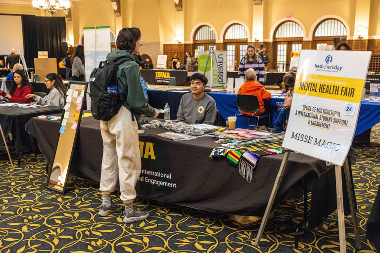 mental health fair informational tables