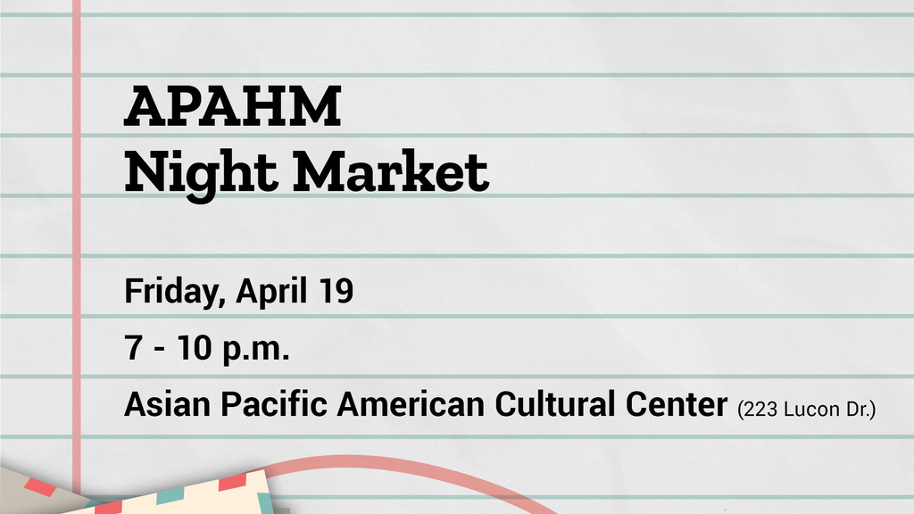 APAHM Night Market promotional image