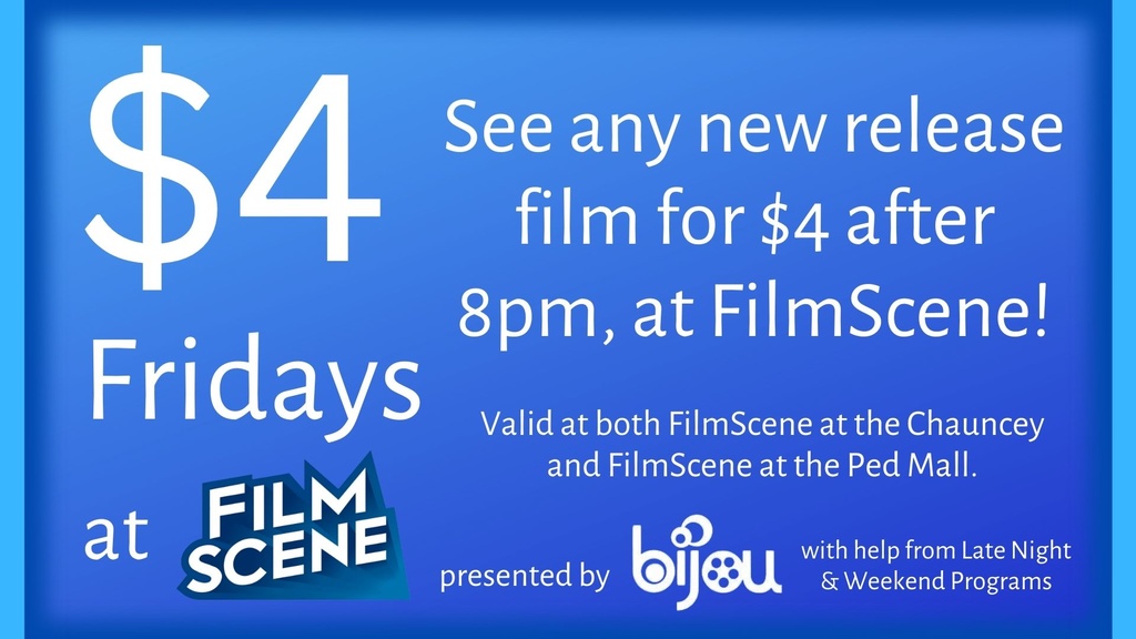 $4 Fridays at FilmScene promotional image