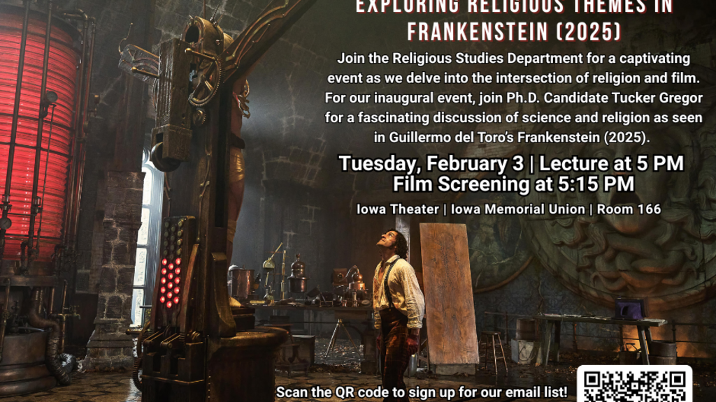 Divine Dialogues: Exploring Religious Themes in Frankenstein (2025) promotional image